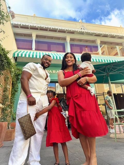 The Uchembah family on a day out